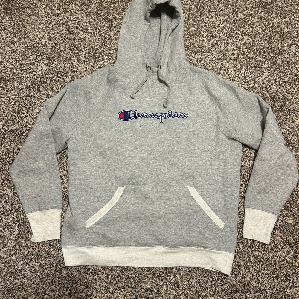 Champion Heather Gray Athletic Hoodie